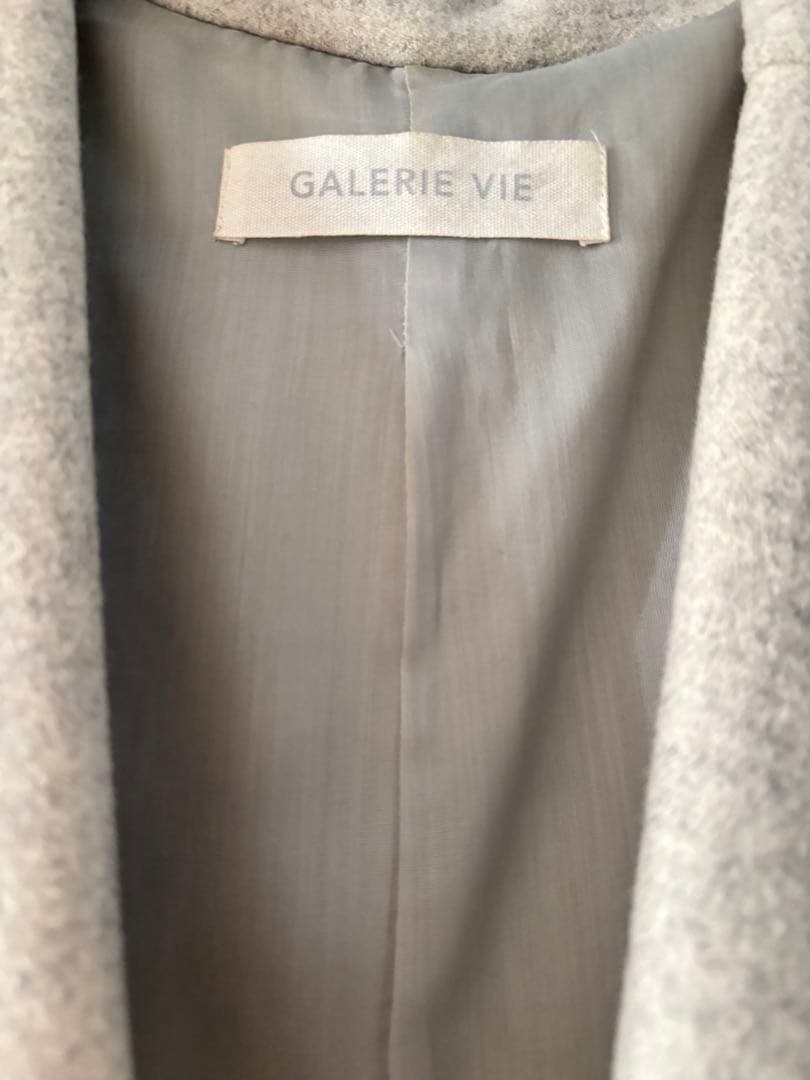 R。GALERIE VIEライトメルトン チェスターコート