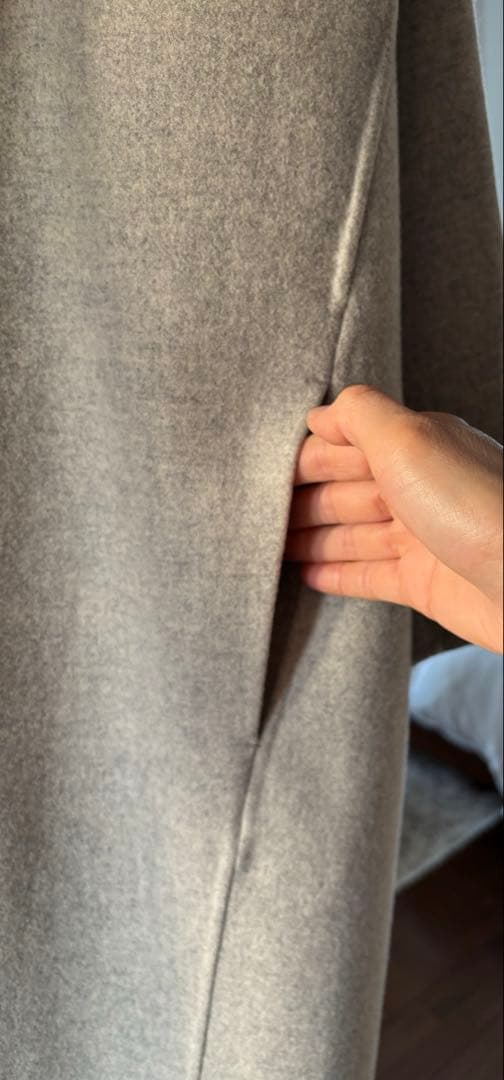 R。GALERIE VIEライトメルトン チェスターコート