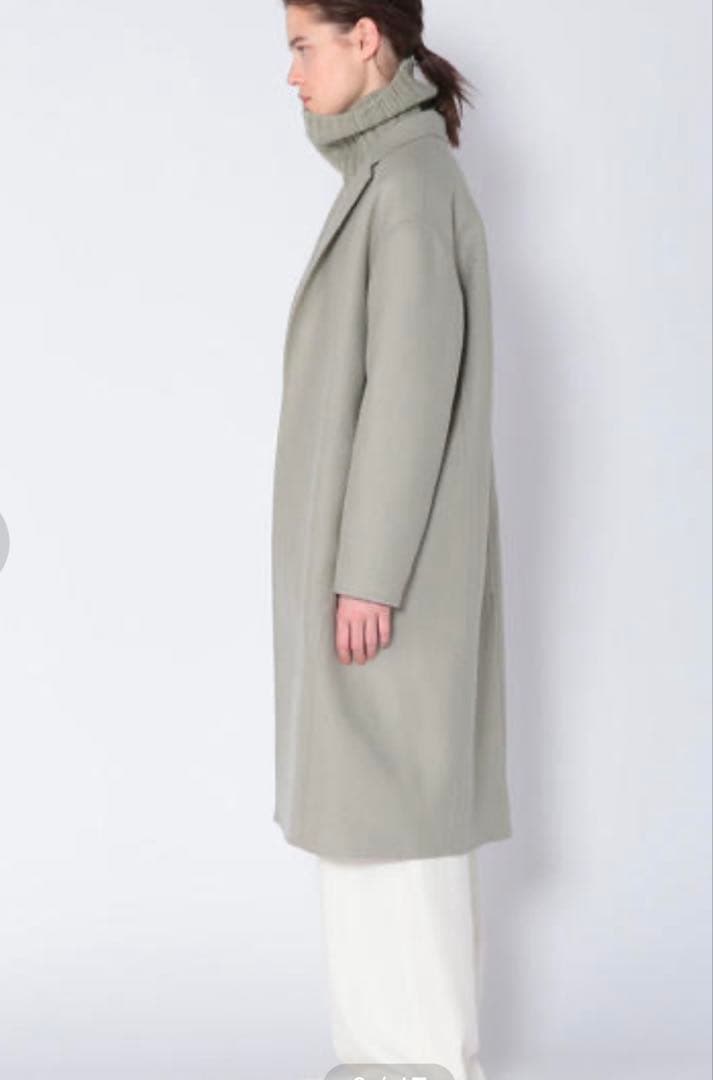 R。GALERIE VIEライトメルトン チェスターコート