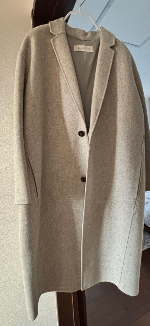 R。GALERIE VIEライトメルトン チェスターコート