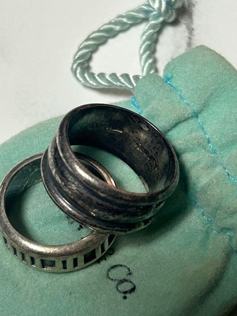 中*吉様 ティファニー 指輪 シルバーリング 13号 16号 詳細不明