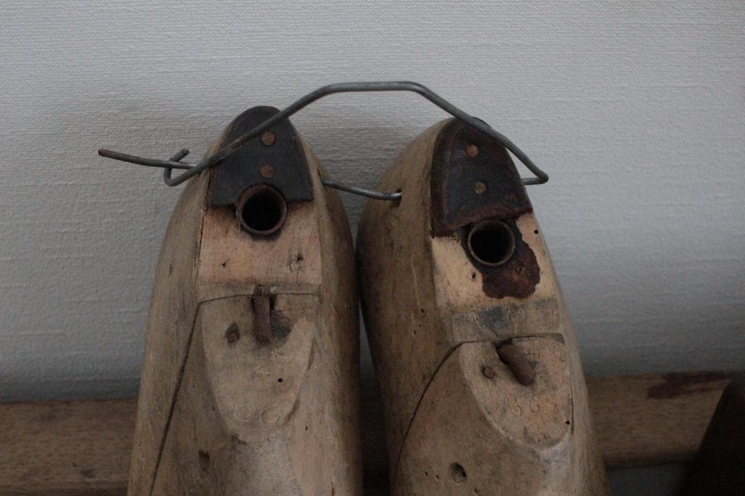 【C】フランスアンティーク木製シューモールド