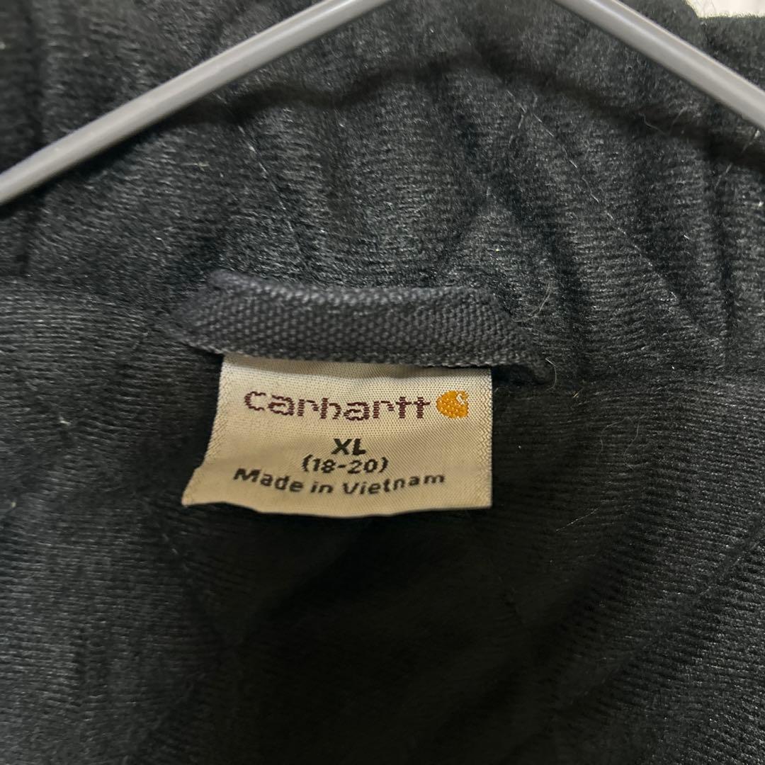 carhartt アクティブジャケット ダックフルジップパーカー XL ブラック