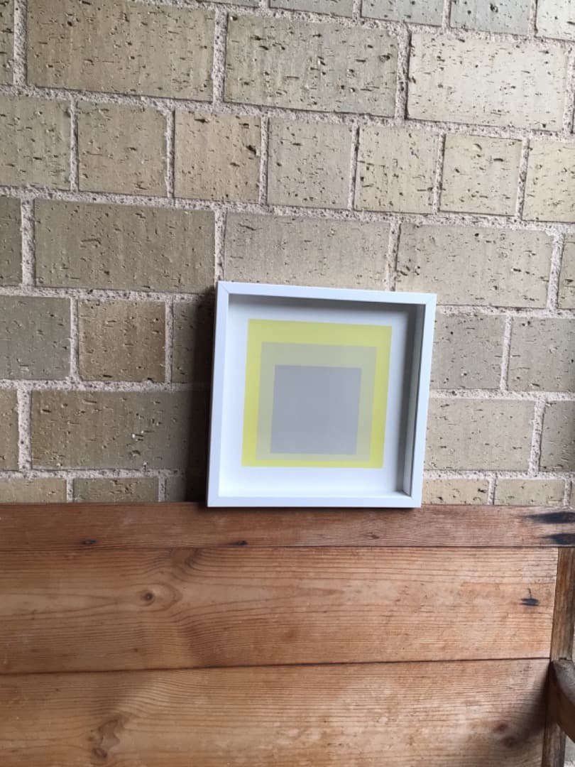 ヴィクトル・ヴァザルリ「正方形讃歌」1983年リトグラフ