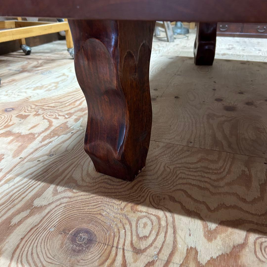 カリン材　花梨　一枚板　耳付き　和テーブル