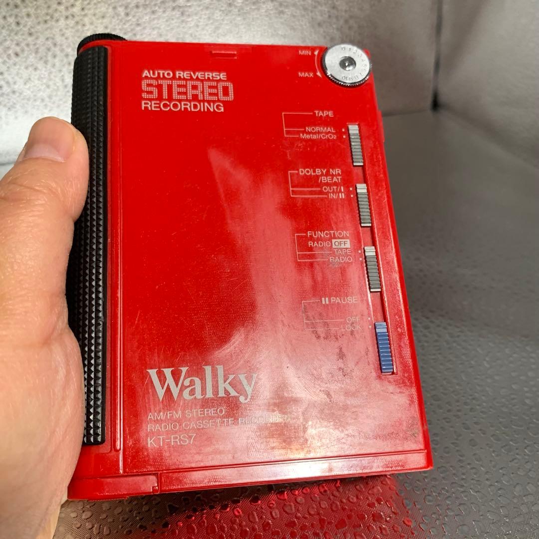 東芝ウォーキー KT-RS7 ラジオは聴けます walky ウォークマン