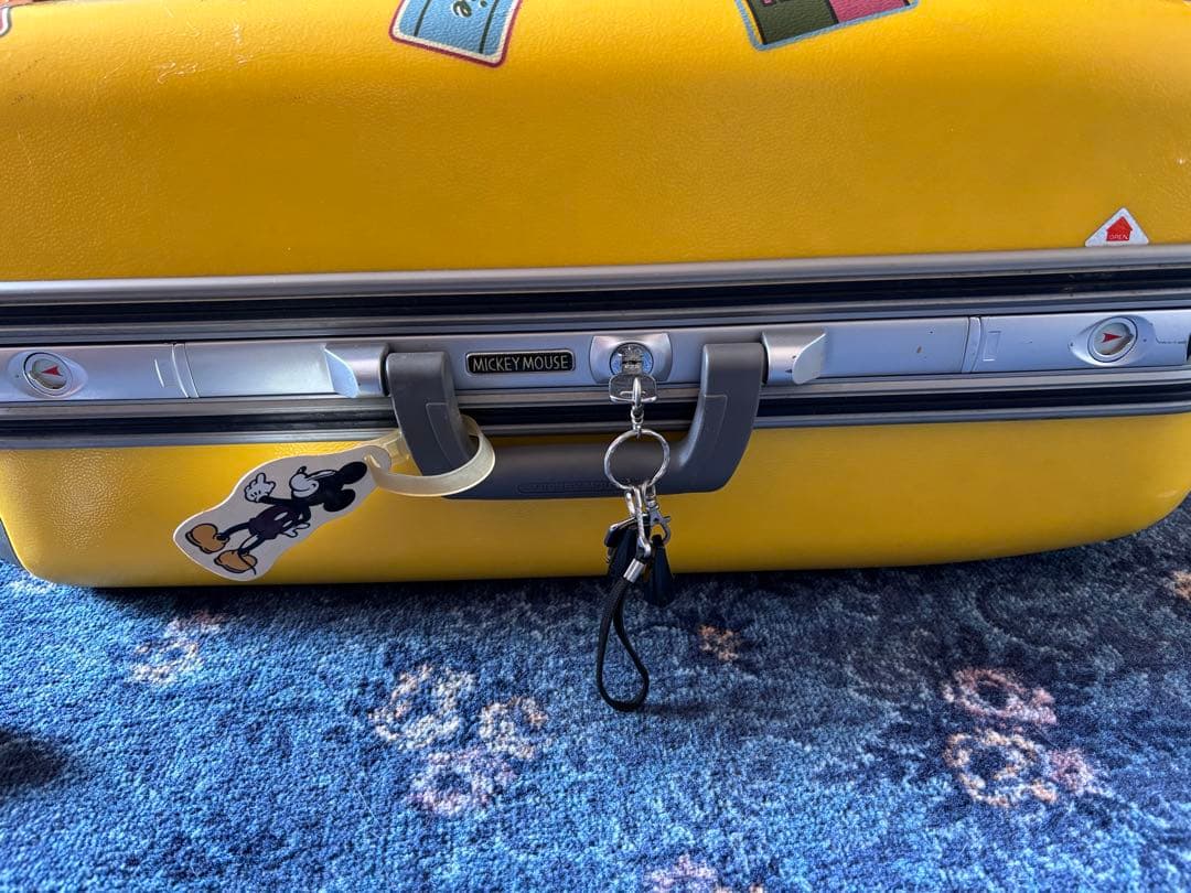 ミッキーマウス キャリーケース イエロー