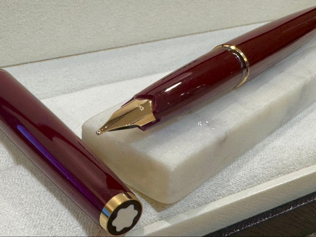 【極美品】モンブラン No221 1970s 万年筆ボルドー軸
