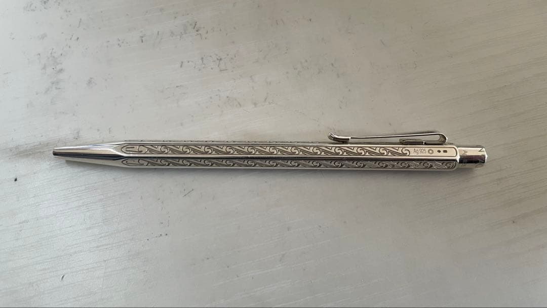 カランダッシュ エクリドール ボールペン アンモナイト スターリングシルバー