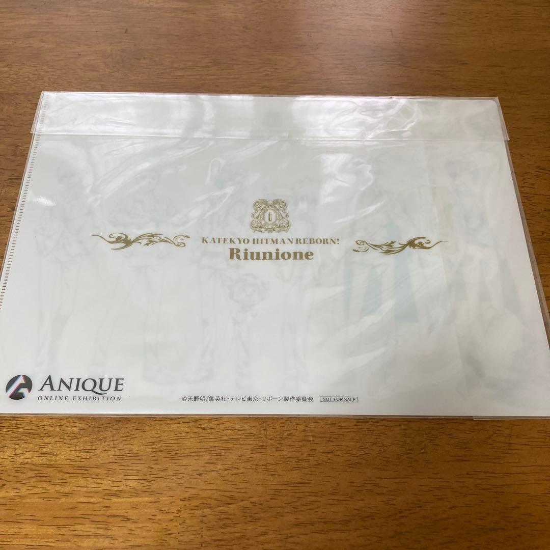 【非売品】家庭教師ヒットマンREBORN! A4クリアファイル Riunione