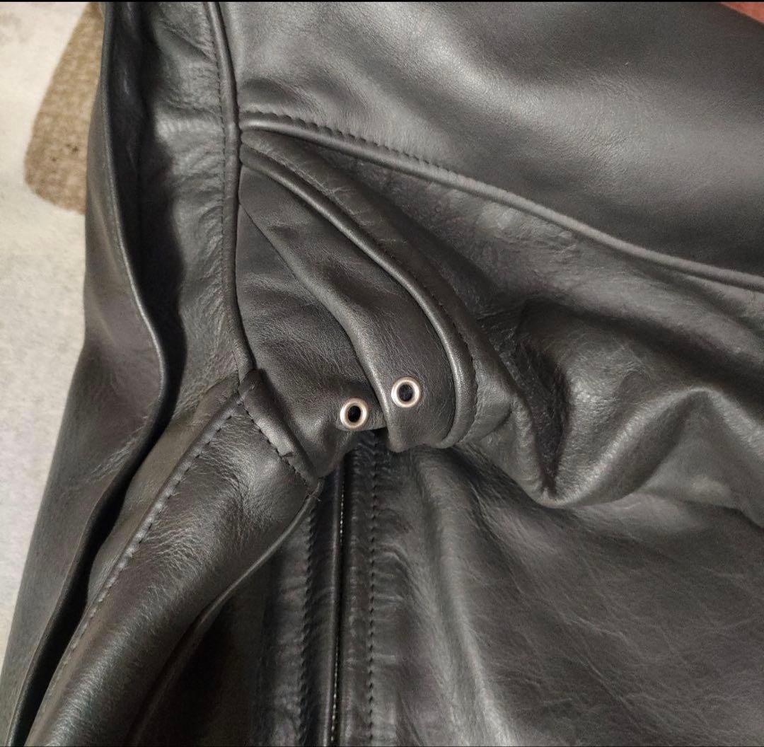 美品　人気 Schott　641 牛タグ　３４ ヘビーステアハイド　ライダース