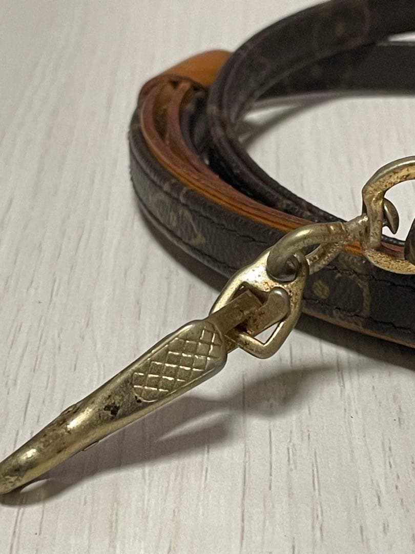 LOUIS VUITTON ルイ ヴィトン モノグラム 首輪 リード
