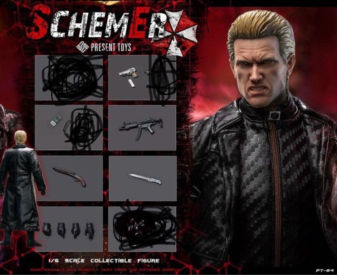 PRESENTTOYS 1/6 SCHEMER 検 ウェスカー HOT TOYS
