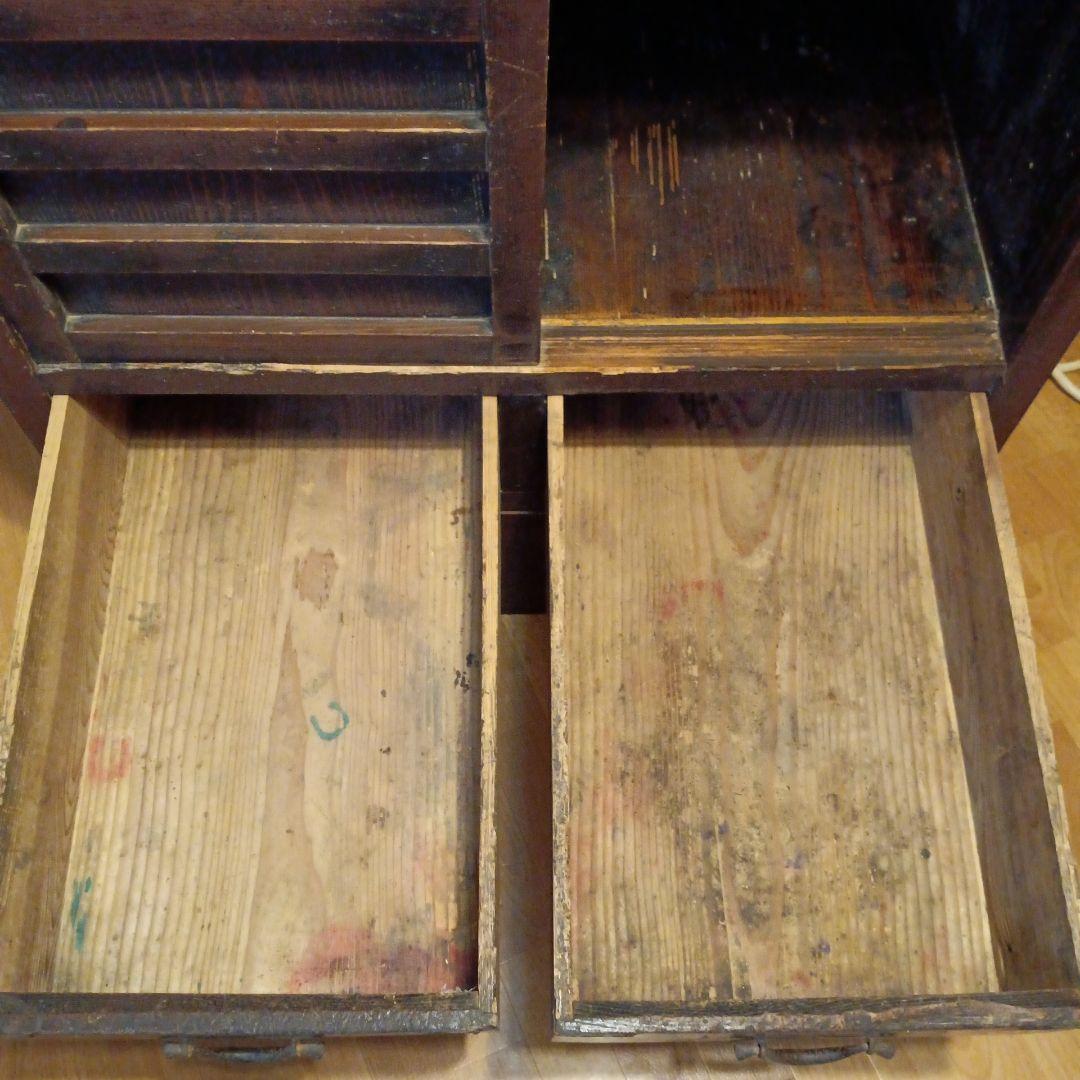 生活用 多目的箪笥 水屋　食器棚 明治時代