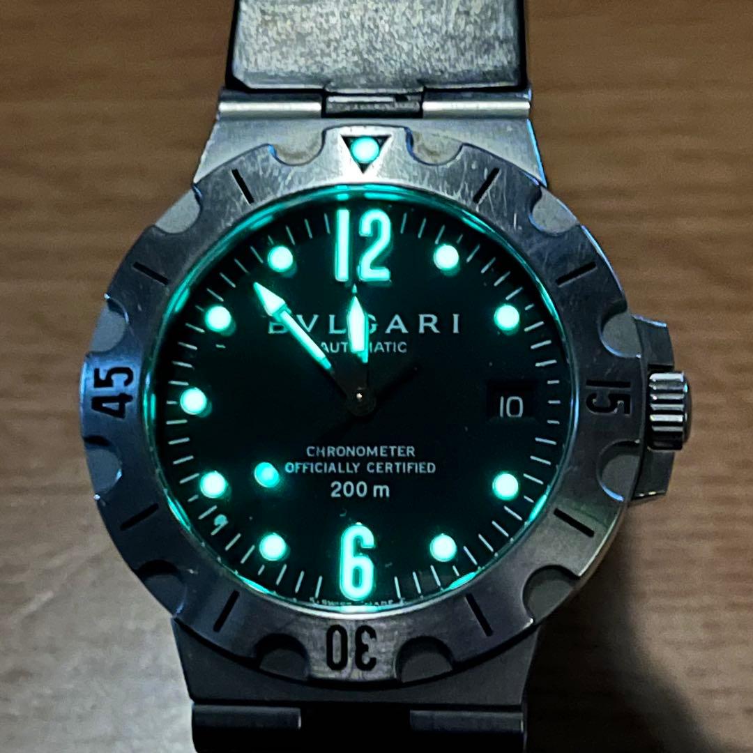 ブルガリ /BVLGARI /ディアゴノスクーバ/自動巻腕時計/メンズ