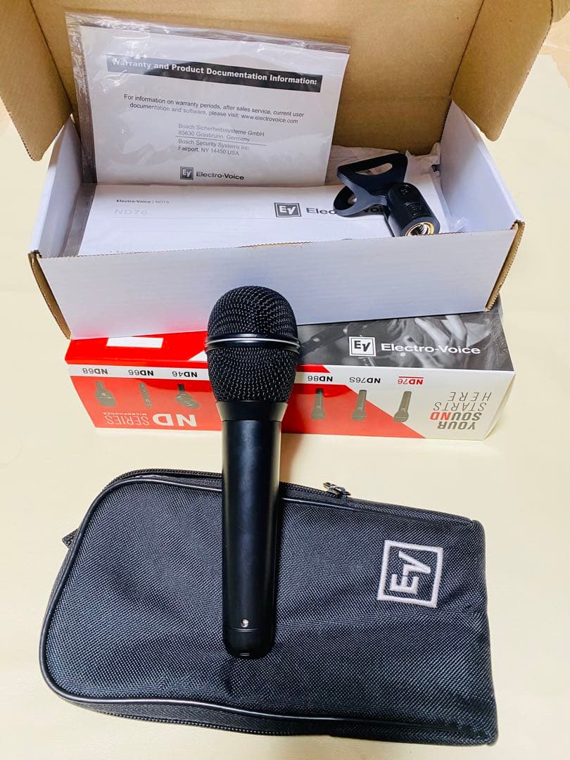 Electro-Voice ND76 ダイナミックマイク美品・数回使用のみ(２)