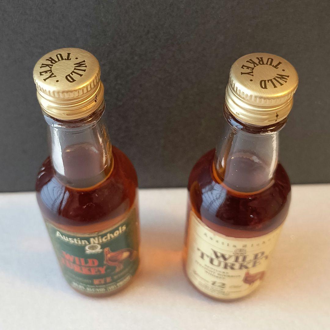 Wild Turkey ウイスキー ミニチュアボトル 2本セットl