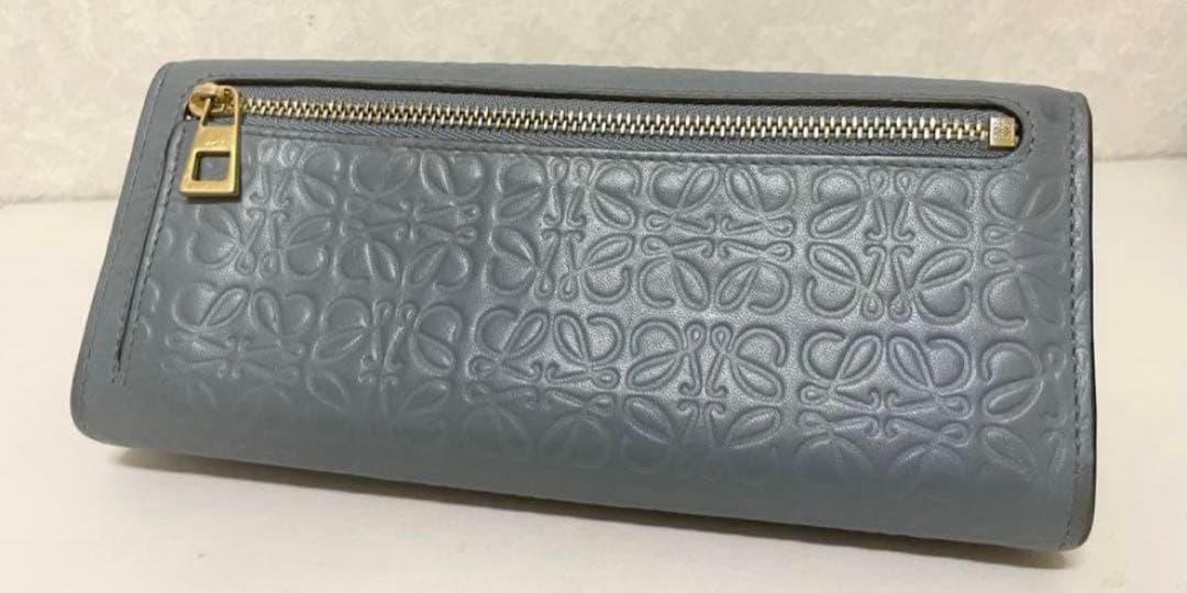 最終価格　LOEWE リピートアナグラム 長財布