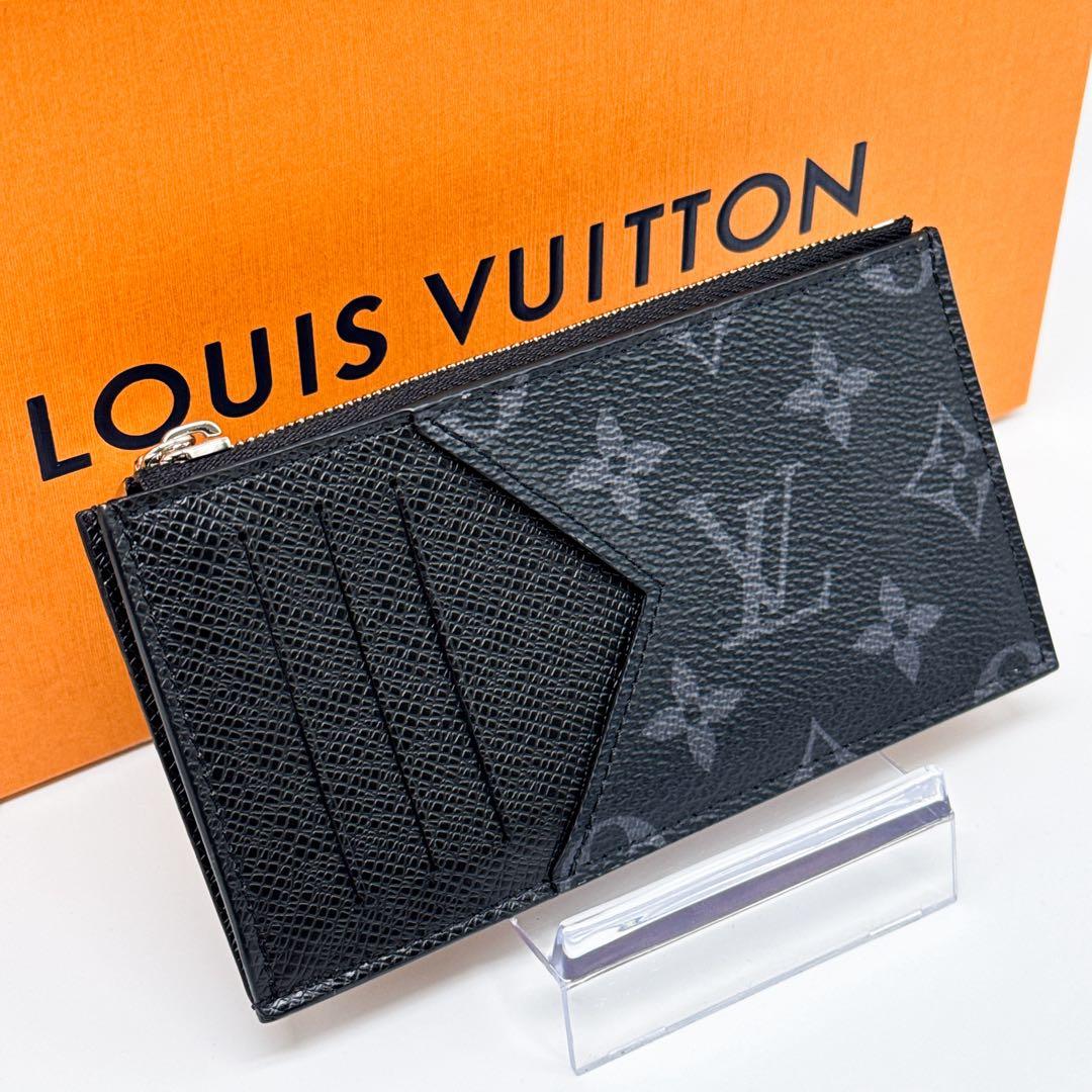 ルイヴィトン モノグラム タイガラマ カード ブルー ケース 黒
