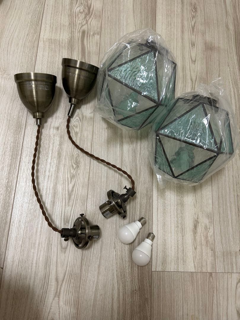 INTERFORM Maryse マリーズ ペンダントライト 電球あり2灯セット