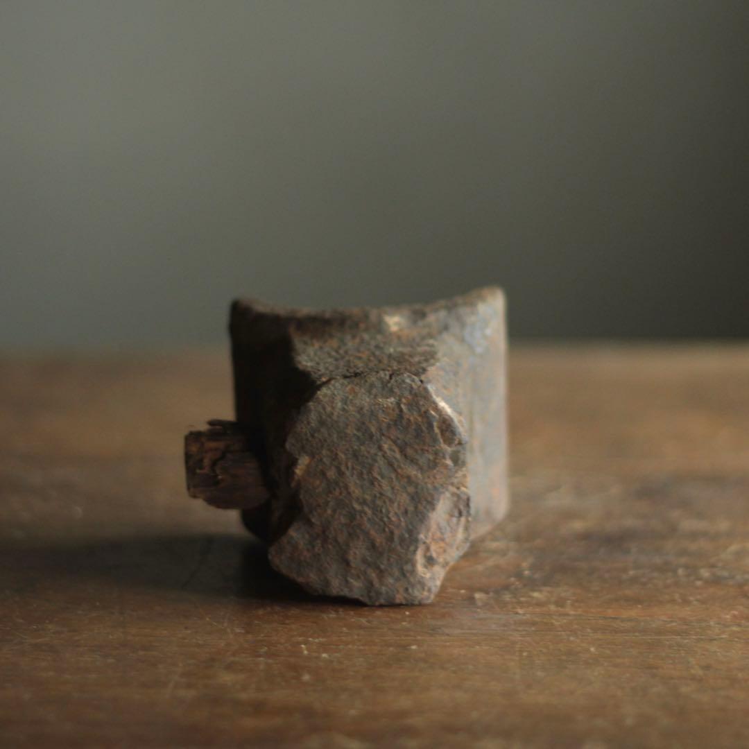 鉄塊 オブジェ 古道具 アンティーク デビルスタワーのような。