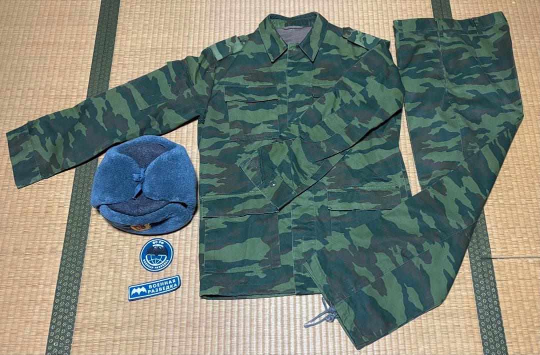 ロシア軍 フローラ迷彩+ウシャンカ