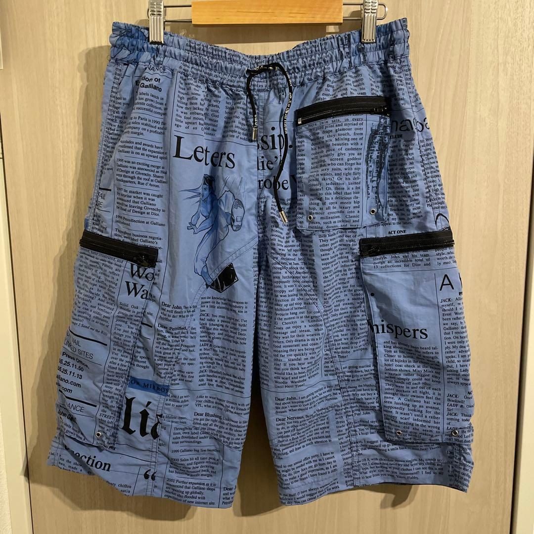 【John Galliano】ジョン ガリアーノ 水着 ニュースペーパー