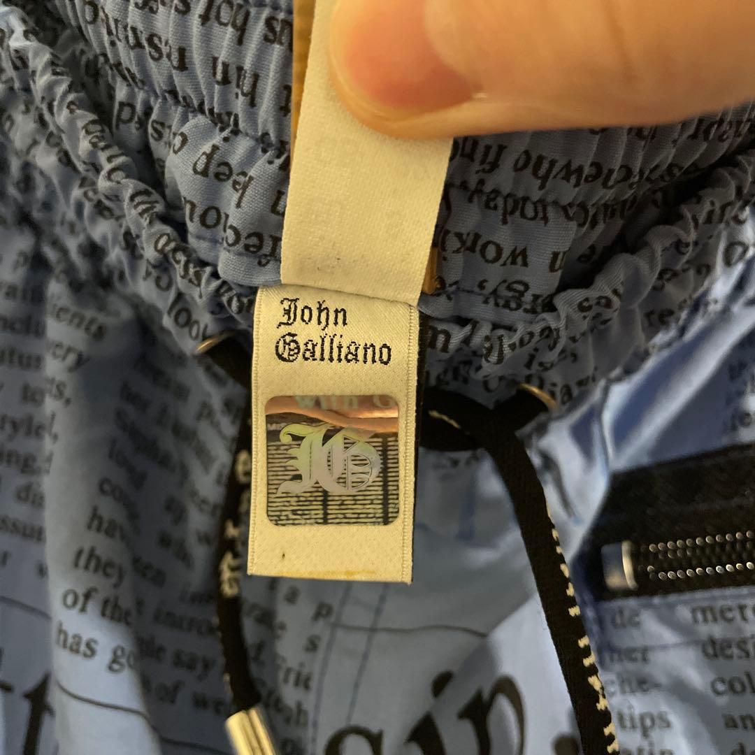 【John Galliano】ジョン ガリアーノ 水着 ニュースペーパー