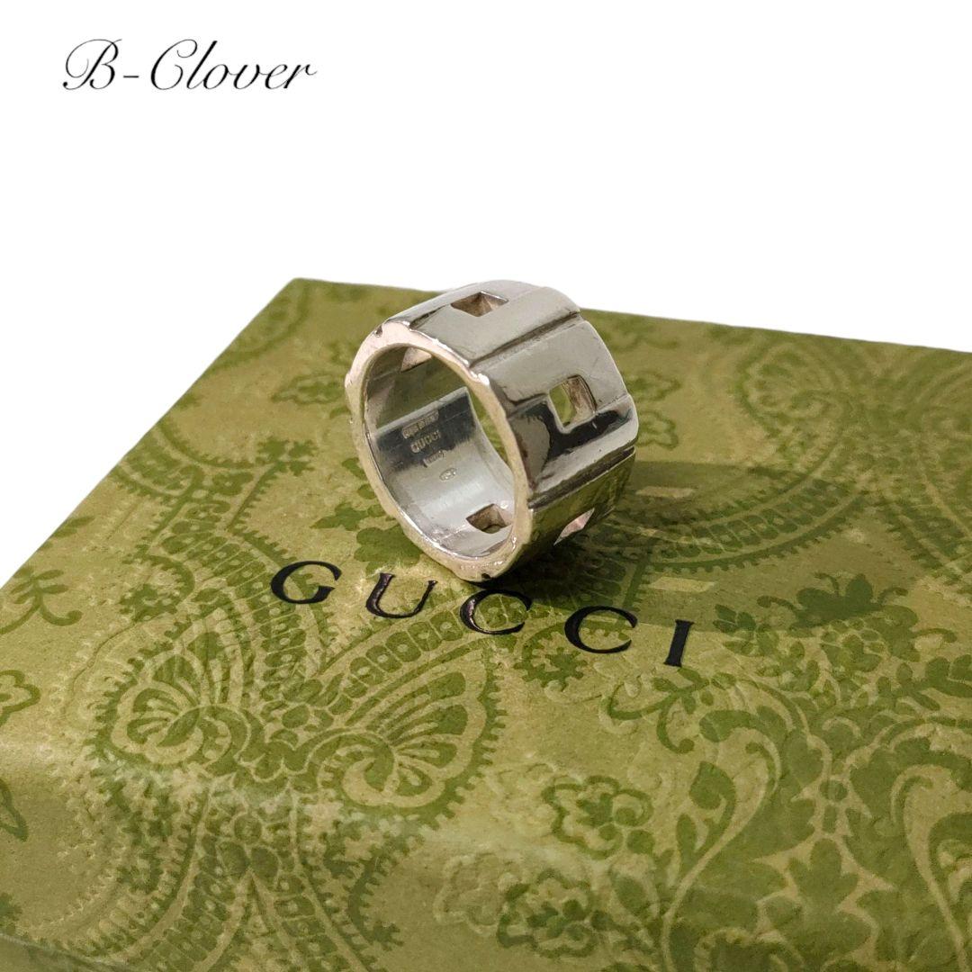 ＊グッチ　SV925　リング　指輪　16号　ヴィンテージ　希少　研磨仕上げ済み