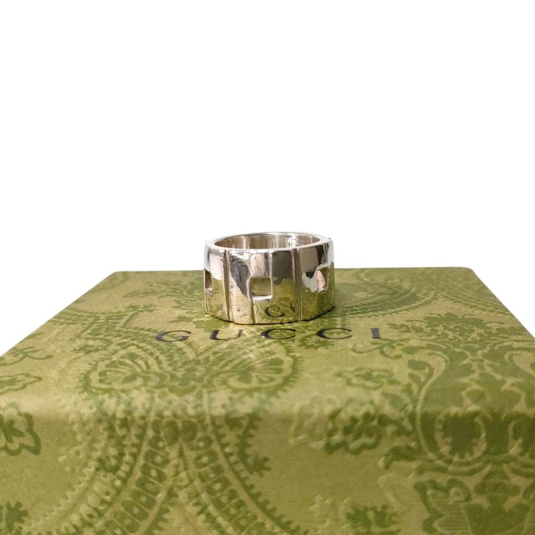 ＊グッチ　SV925　リング　指輪　16号　ヴィンテージ　希少　研磨仕上げ済み