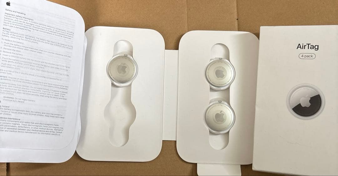 新品 未使用 エアタグ Apple Air Tag 3個