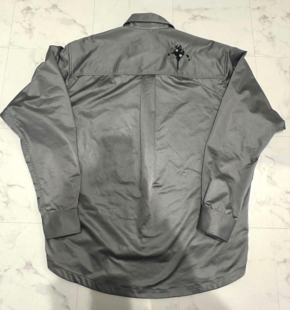 CVTVLIST カタリスト　コーチジャケット　フェイクレザージャケット　グレー