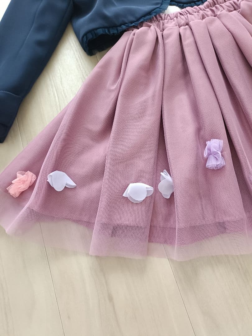 美品♡パンパンチュチュ　フォーマル　 セット　入学式 コサージュつき