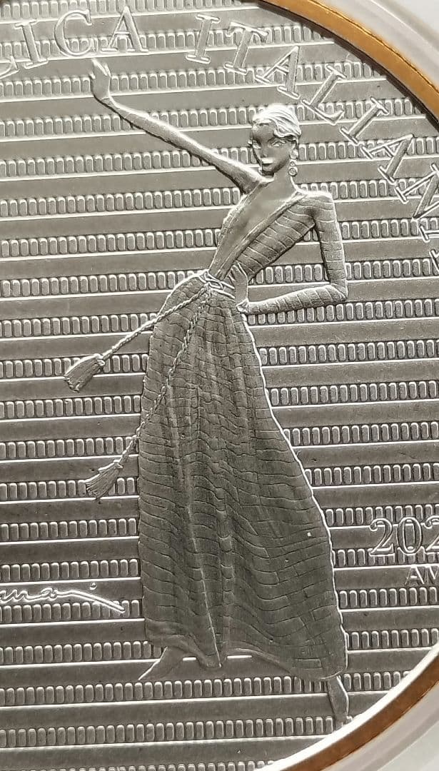 ジョルジオ・アルマーニ銀貨（5€3枚セット）イタリア2023年　超希少❗️