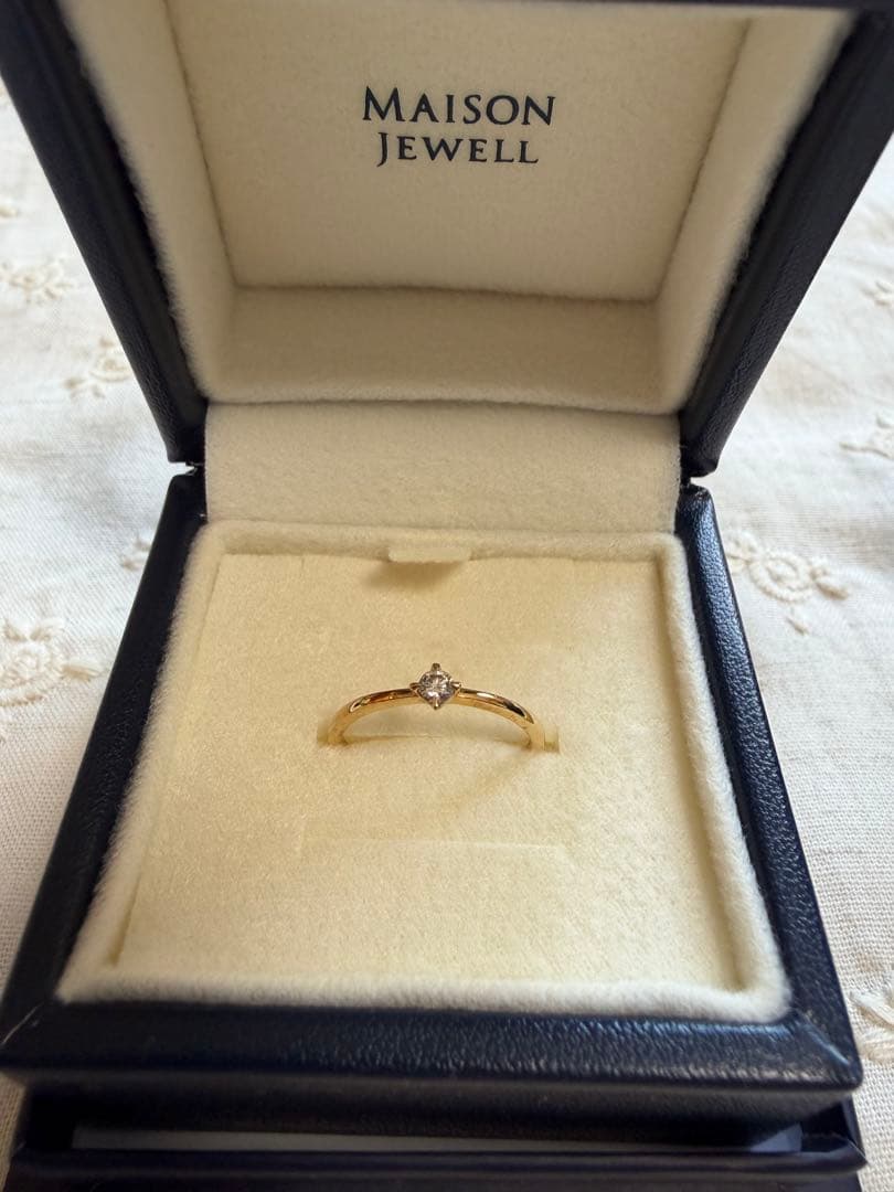 MAISON JEWELL ダイヤモンドリング 8号 10金