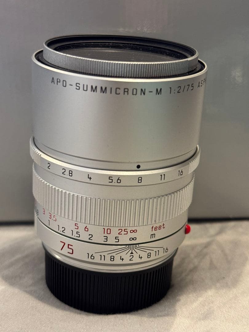 ライカアポズミクロンM75mm/F2 ASPH.6bit現行品 Leica レア