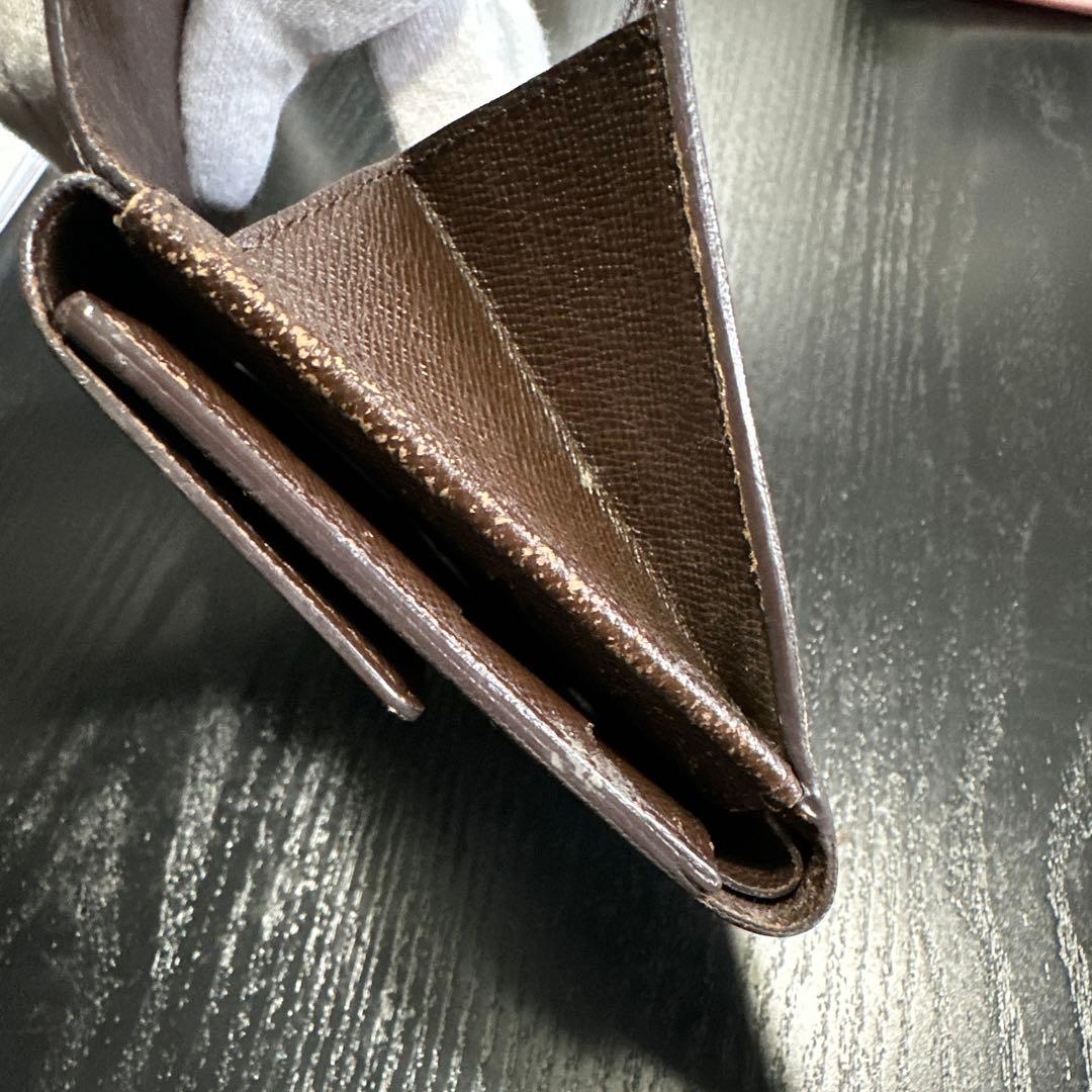 ルイヴィトン ダミエ三つ折財布