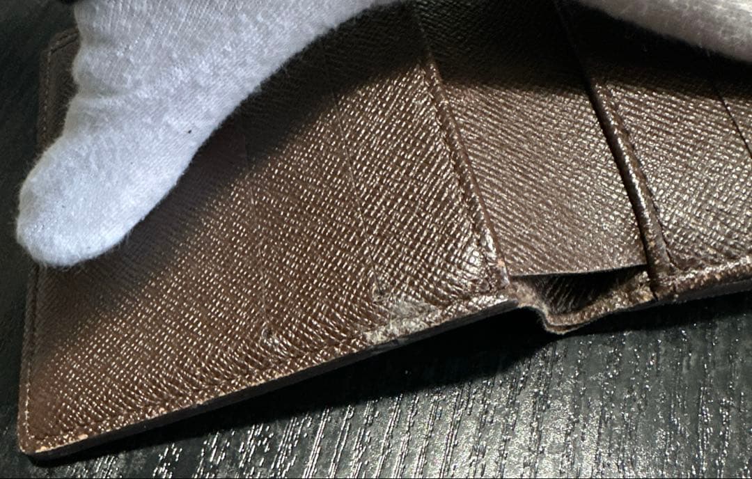 ルイヴィトン ダミエ三つ折財布