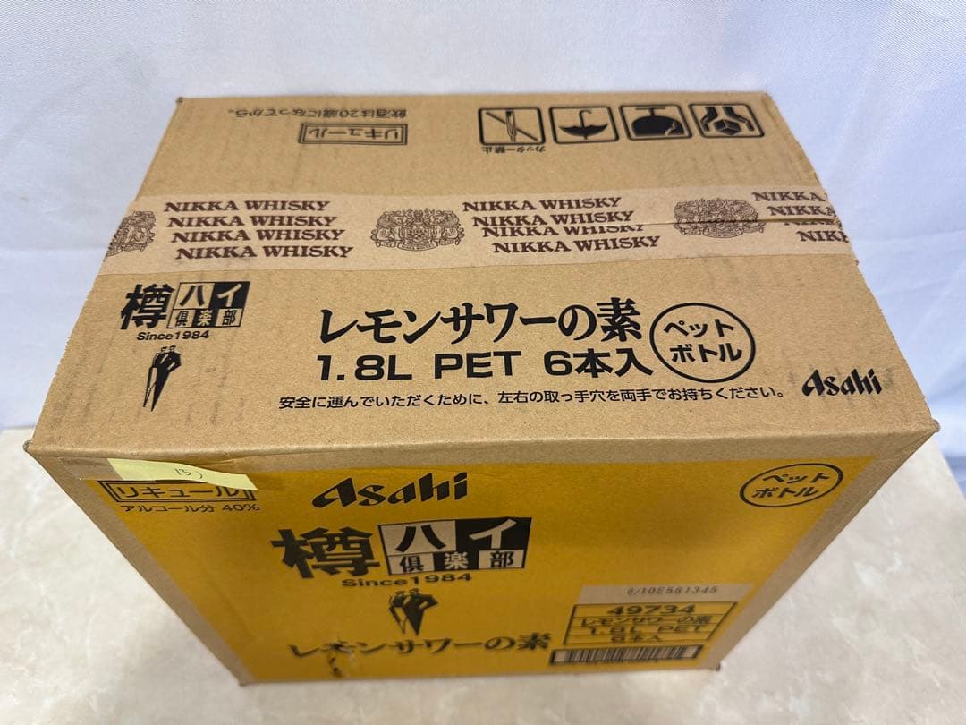 15) 格安！アサヒ「樽ハイ倶楽部レモンサワ一の素 1800ml」の6本セット