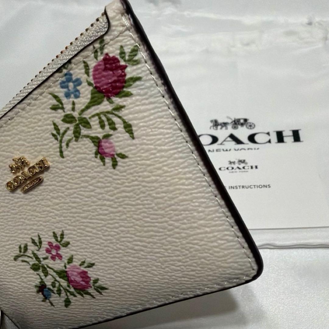 未使用　コーチ　COACH　/カード/パスケース　コンパクト財布　タグ付き