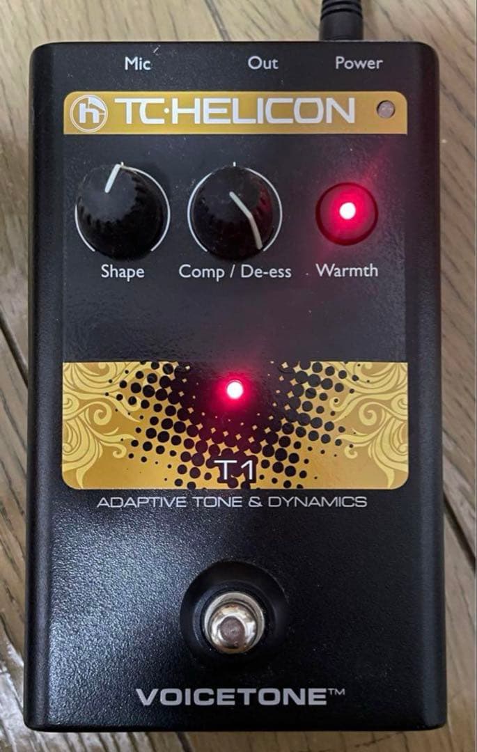超美品ボーカルエフェクター　TC-HELICON VoiceTone T1