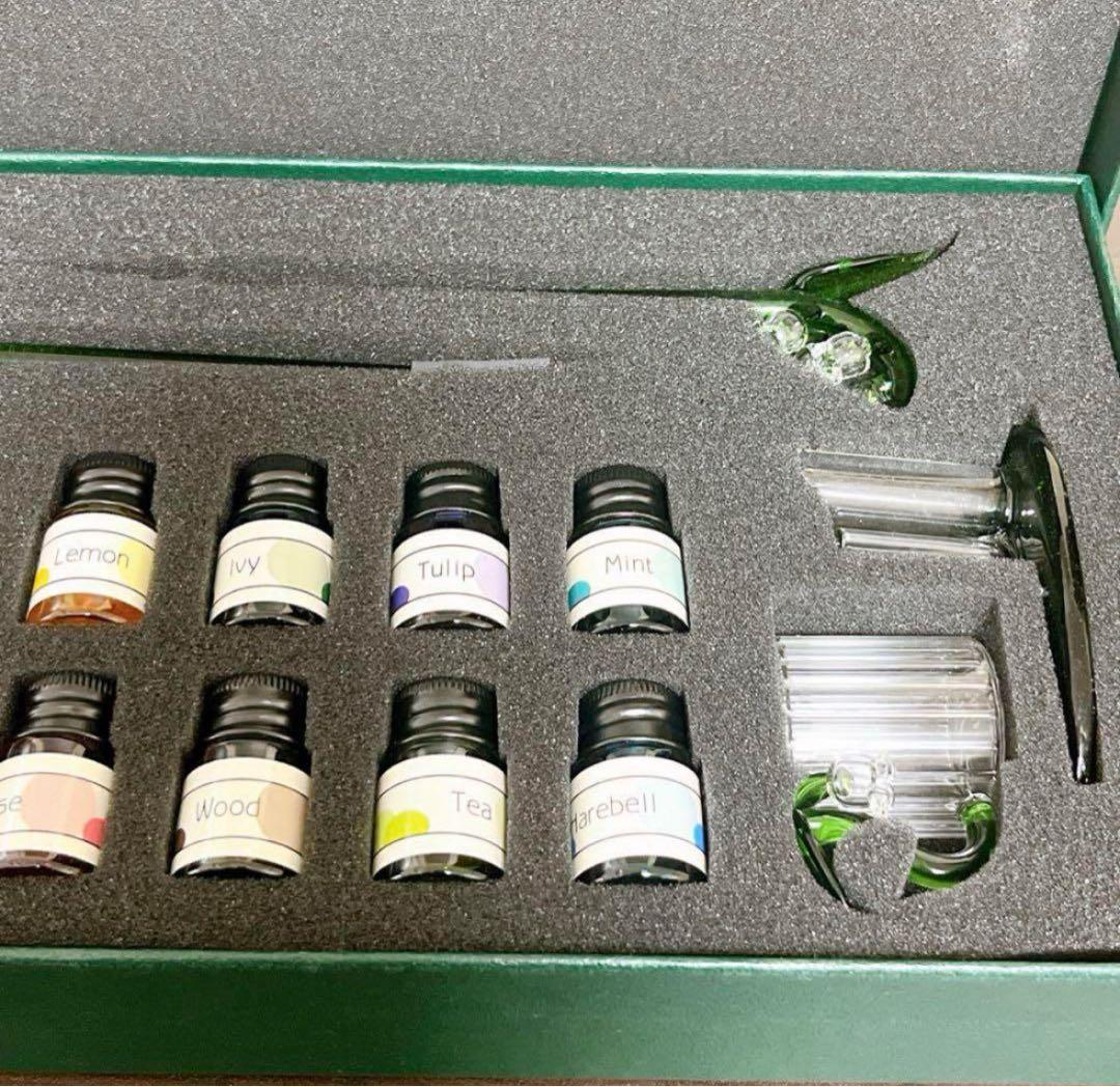 ESSSHOP ベルリン ガラスペン レインボークリスタルガラスペン 送料無料