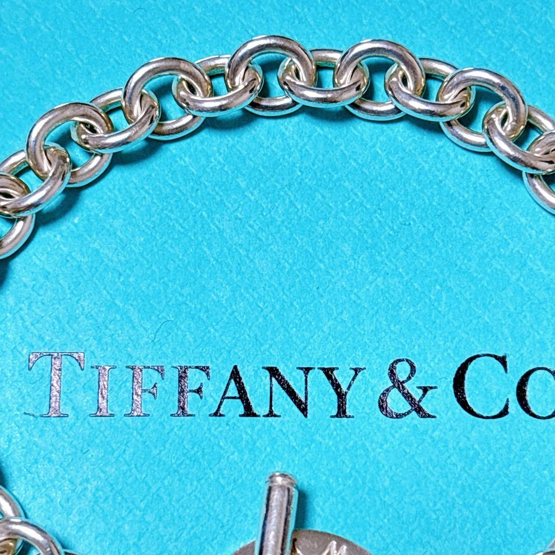 【美品】19.5cm ティファニー サークル トグル ブレスレット SV925