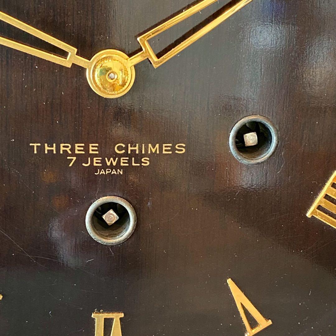 SEIKO THREE CHIMES 7 JEWELS 置時計 アンティーク