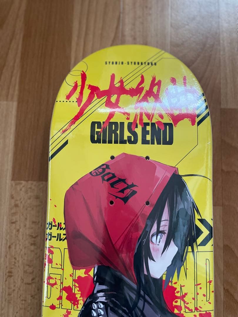 【未使用品】儀式氏の個展ガールズエンド スケボーデッキ DEATH ANGELS