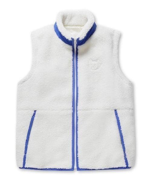 新品 WAAC ロゴ ボア フリース ベスト 072304258