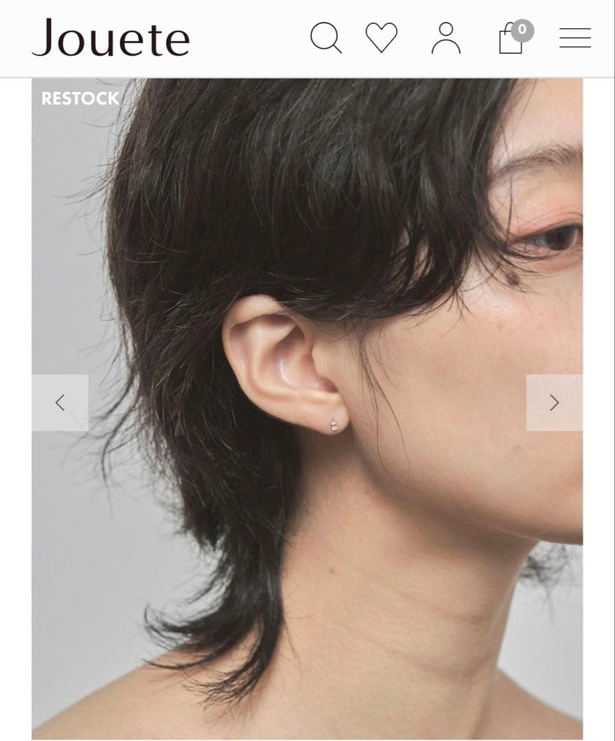 Jouete ダイヤモンドピアス　（片耳）