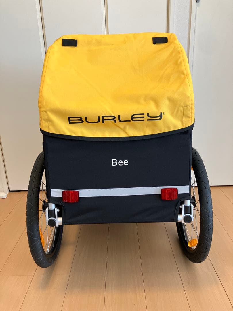 BURLEY BEE イエロー/ブラック/自転車用ベビーカー,サイクルトレーラー