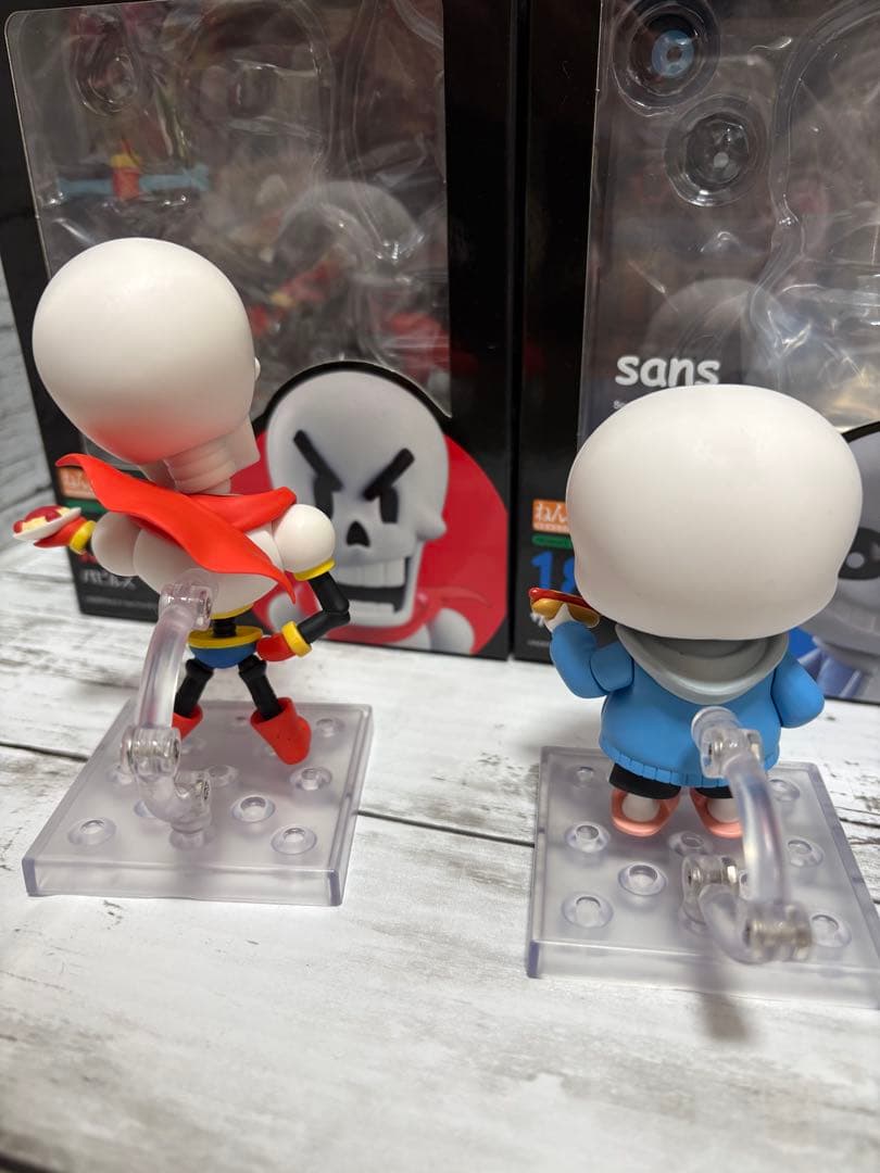 アンダーテール　UNDERTALE ねんどろいど　セット　サンズ　パピルス