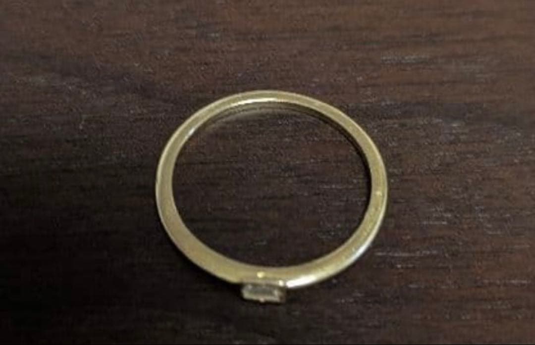 AHKAH アーカー K18 ヌーディーバゲット リング ダイヤモンド